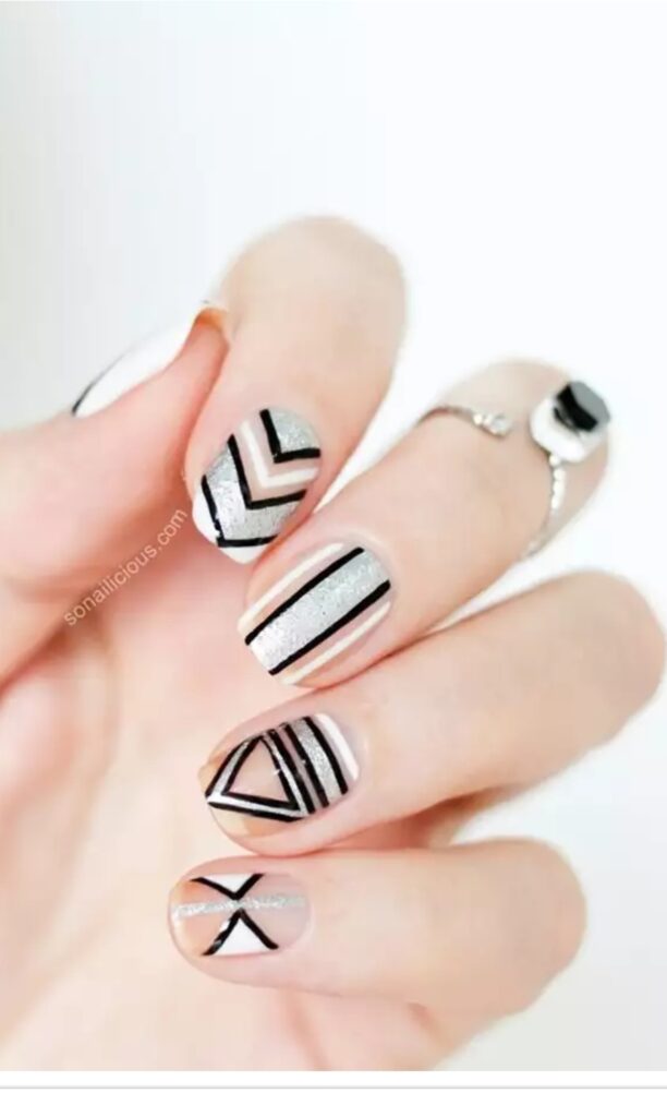 Easy nail art designs - symmetric art