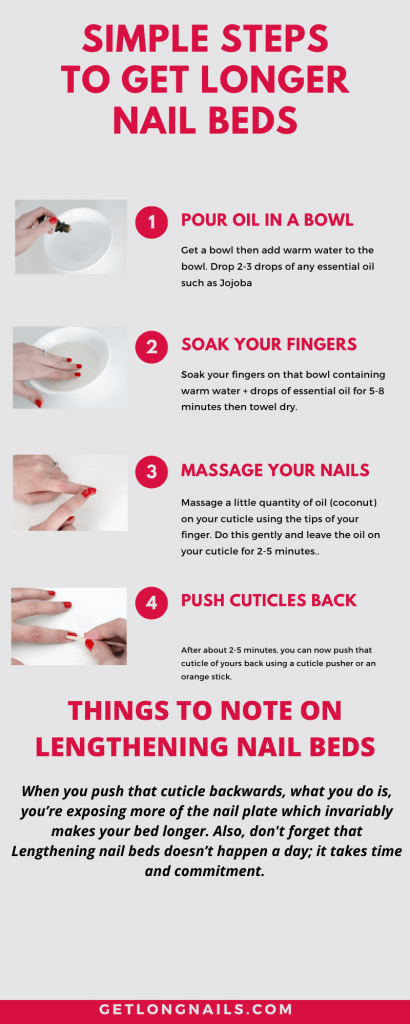 How to get long nail beds