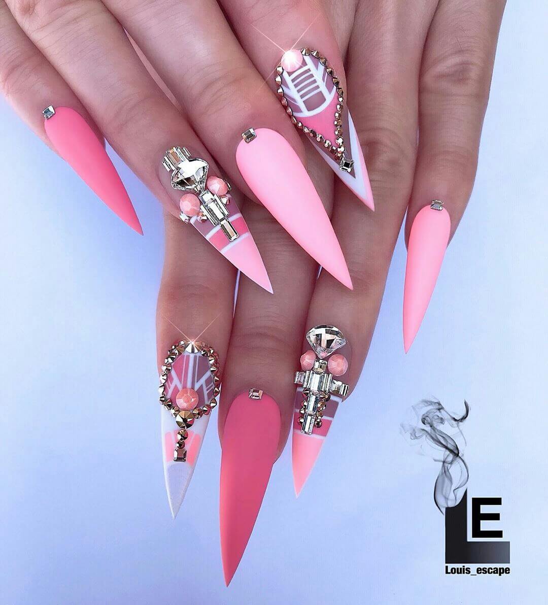 22 Best Nail Designs For Long Or Short Nails In 2019 - Get Long Nails