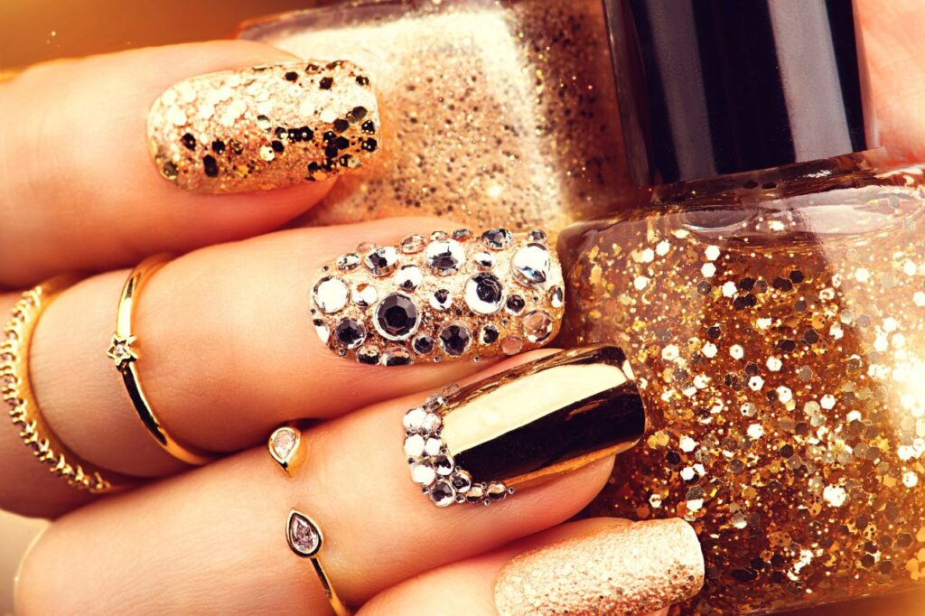 Bejeweled Nails