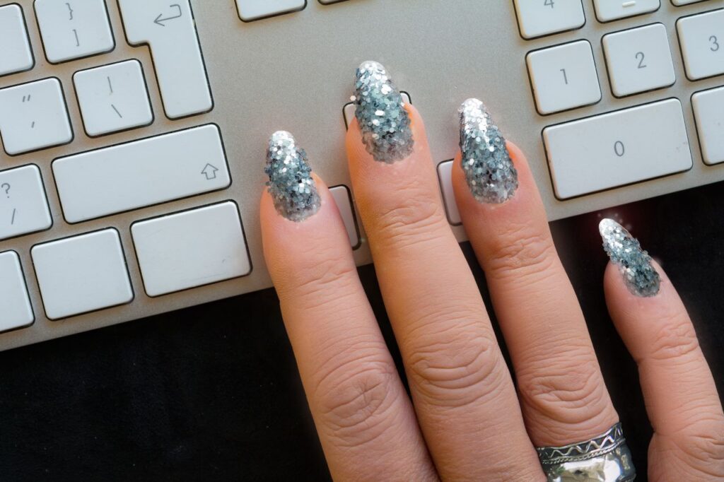 Sequined Nails